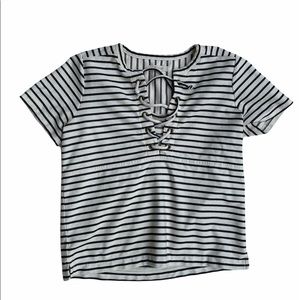 Madewell nautical stripped rope Tee Medium - Coastal grandmother - sailor vibe